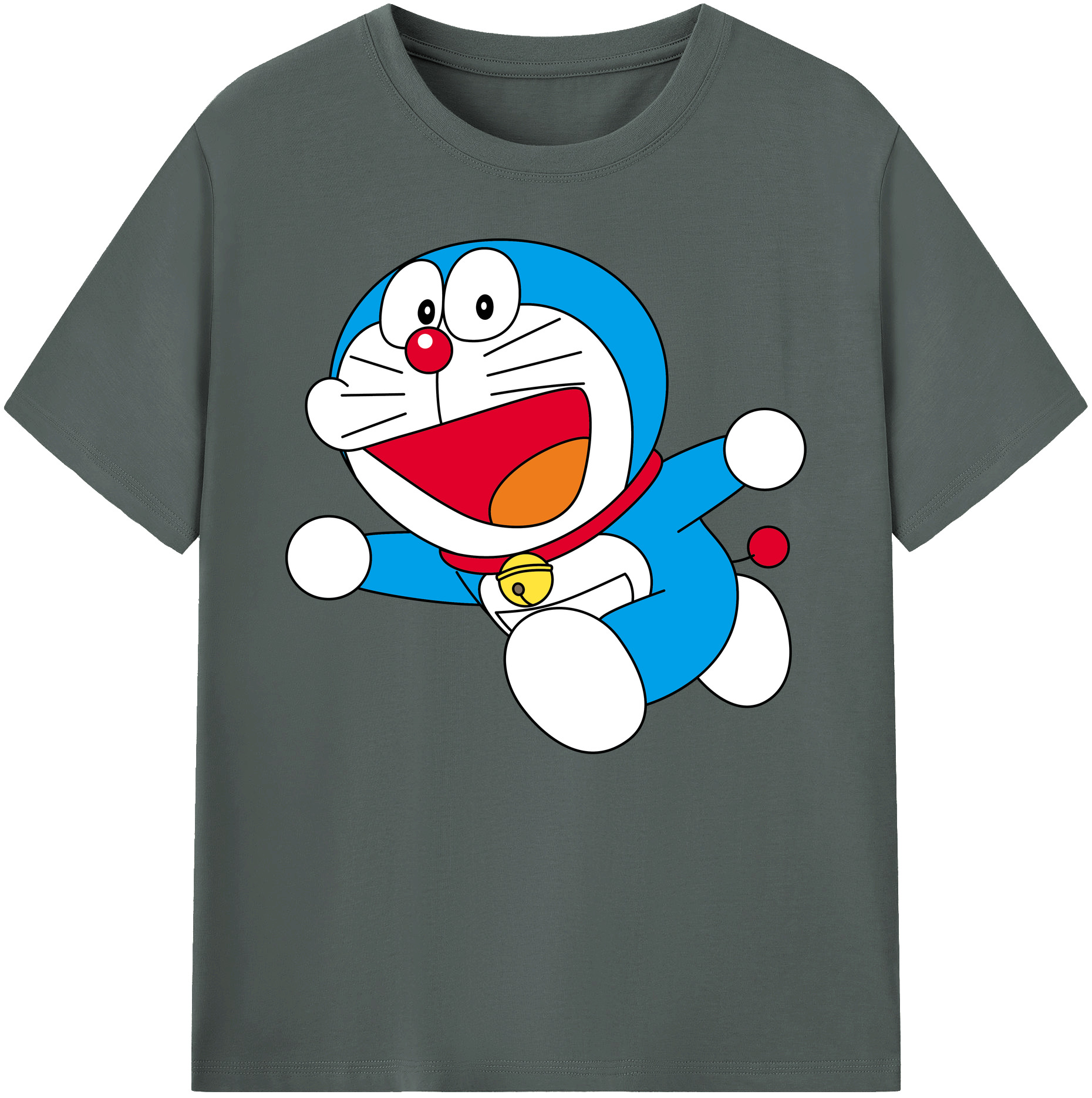 （画像用） ドラえもん Doraemon 綿100％ メンズ半袖Tシャツ｜肌触りやわらか＆通気性